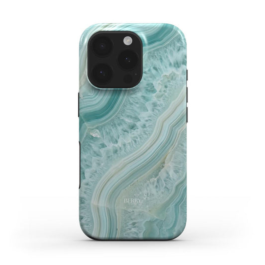 iPhone-Hülle mit dekorativem Muster – Aqua iPhone MagSafe