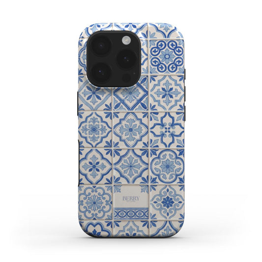iPhone-Hülle mit dekorativem Muster Farbe: Blau – Amalfi Mosaic iPhone MagSafe