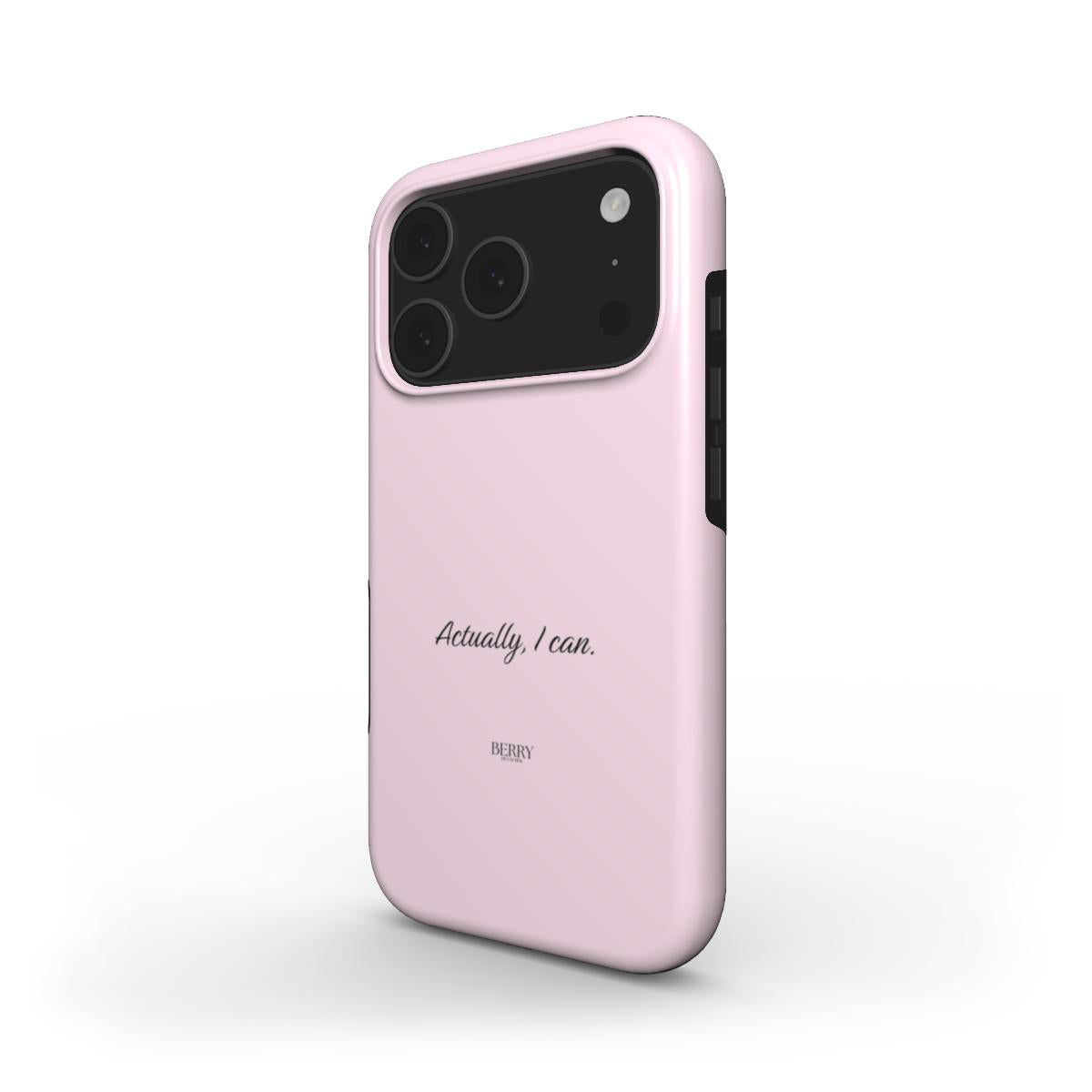 Funda para iPhone con motivo de rosas color: rosa palo – Actually, I Can Rose