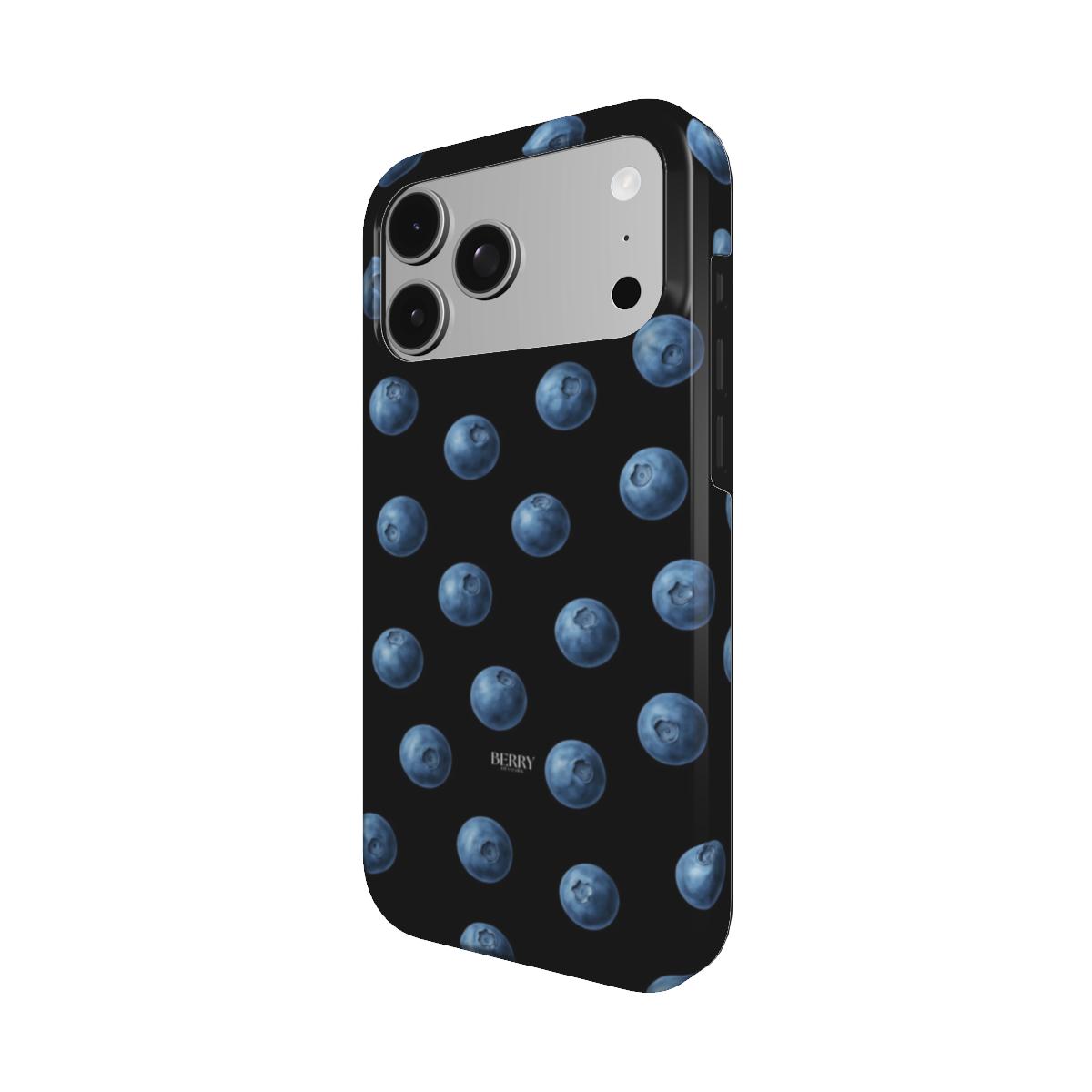 iPhone-cover Blueberry Kisses Midnight med stilrent design til et personligt look