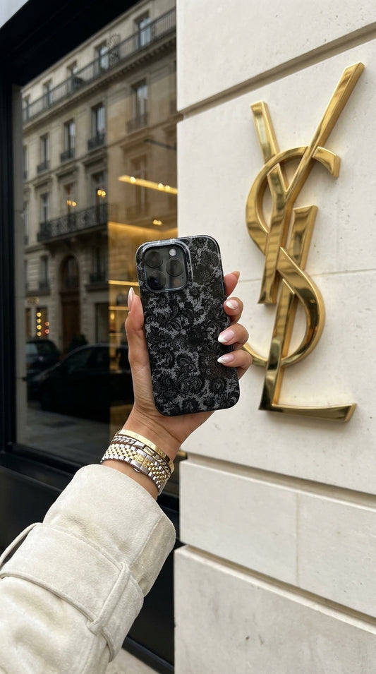 Funda para iPhone con patrón de encaje – Elegant Lace