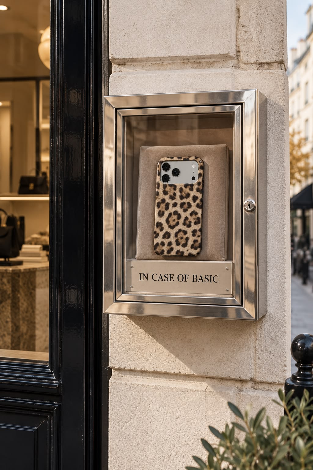 iPhone-deksel med leopardmønster farge: brun – Wild Honey