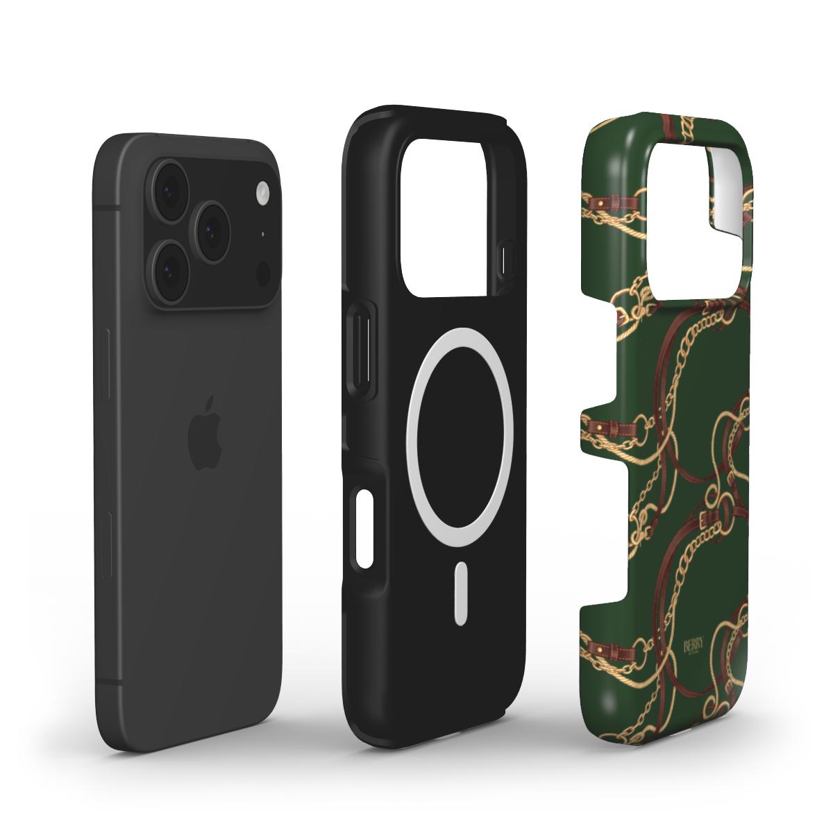 iPhone-hoesje met decoratief patroon – Emerald Equestrian