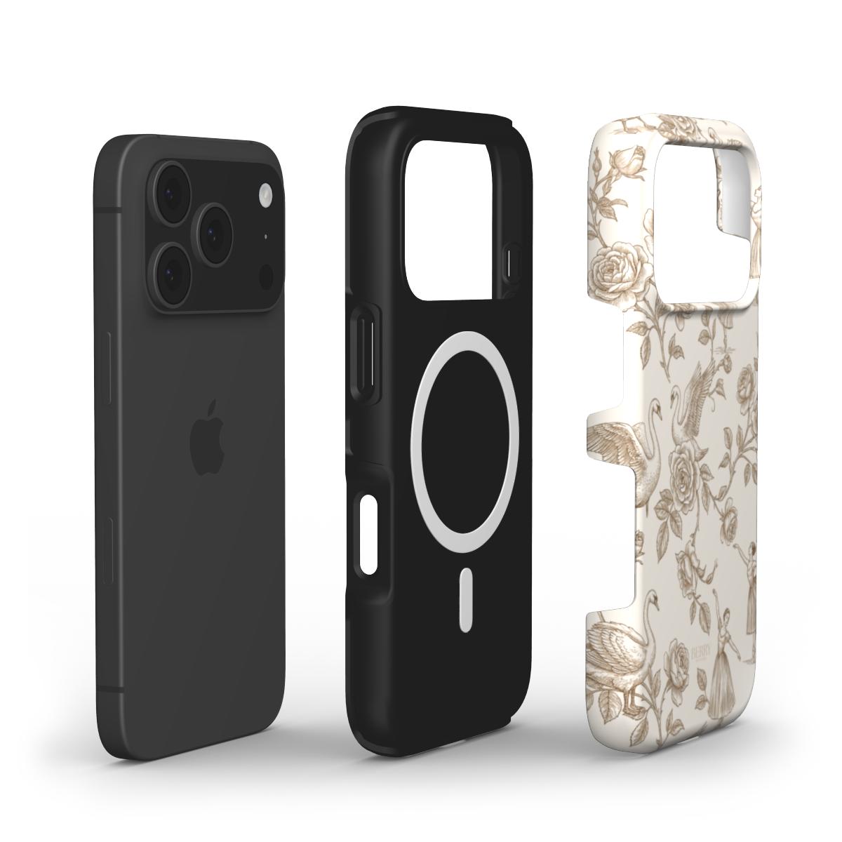 iPhone-skal med dekorativ design färg: röd – Royal Ballerina