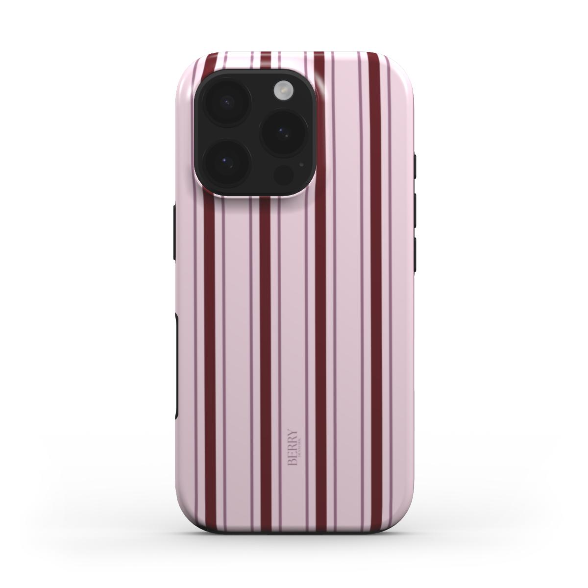 Pink Fifth mobilcover med stribet design