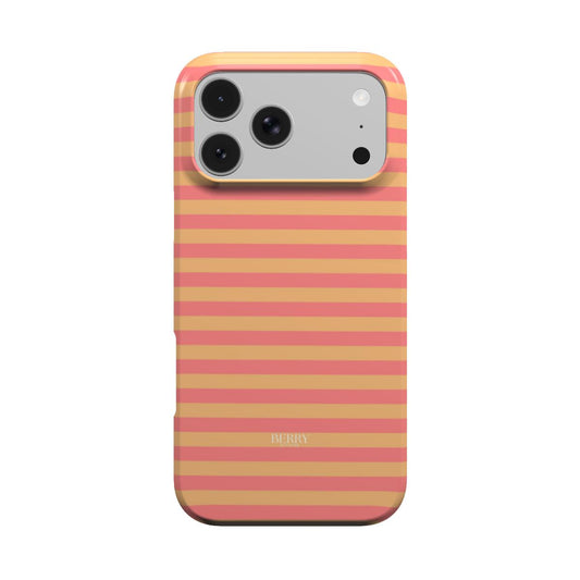 Funda para iPhone con rayas color: rosa – Peach