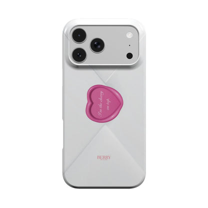 Funda para iPhone con motivo de cerezas color: rosa – The Cherry On Top