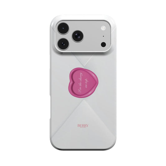 iPhone-Hülle mit Kirschmotiv Farbe: Rosa – The Cherry On Top