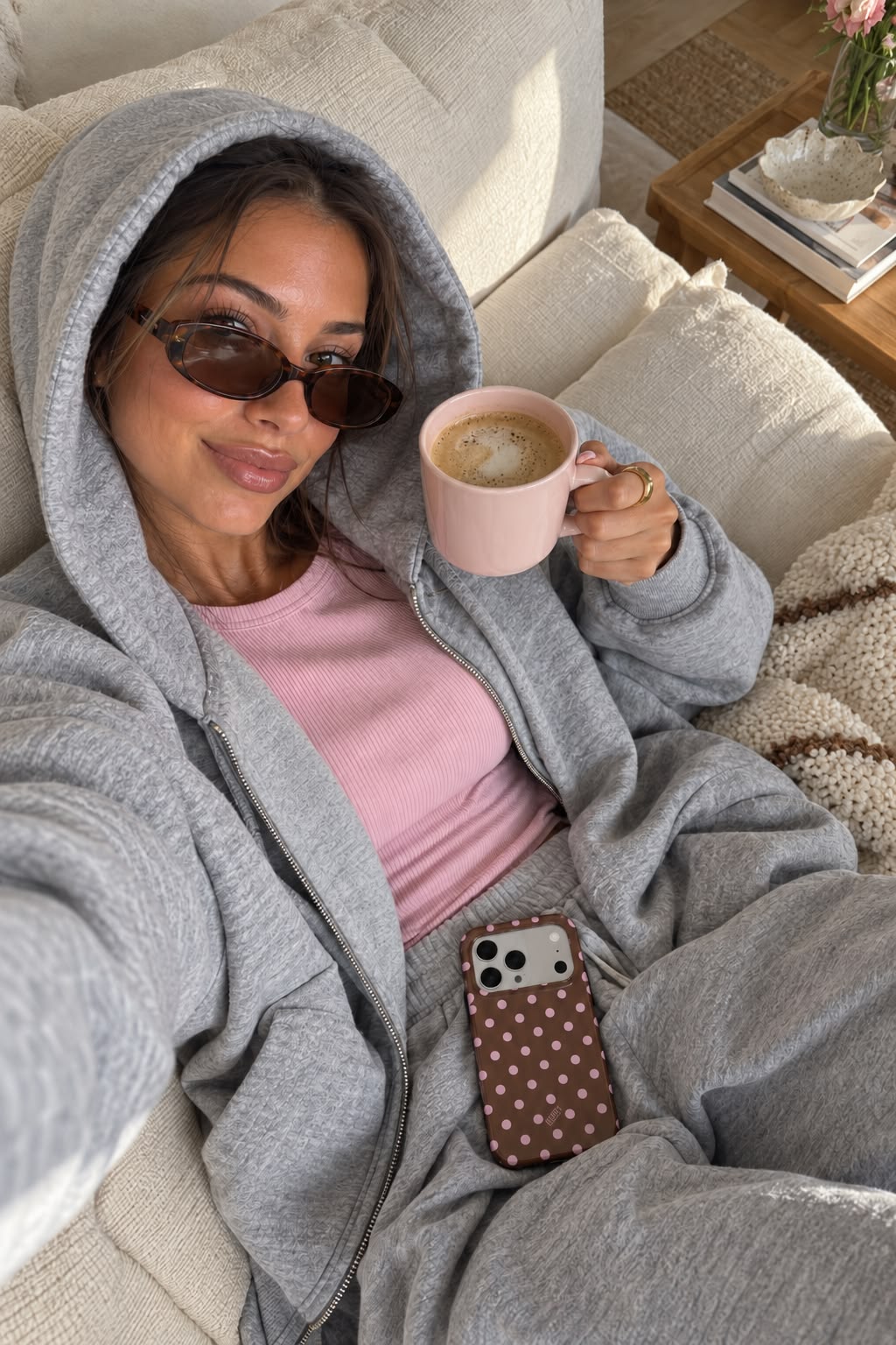 iPhone-skal med stilren design – Strawberry Mocha