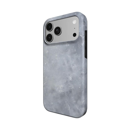 Θήκη iPhone με σχέδιο με γκλίτερ χρώμα: ασημί – Crispy Silver