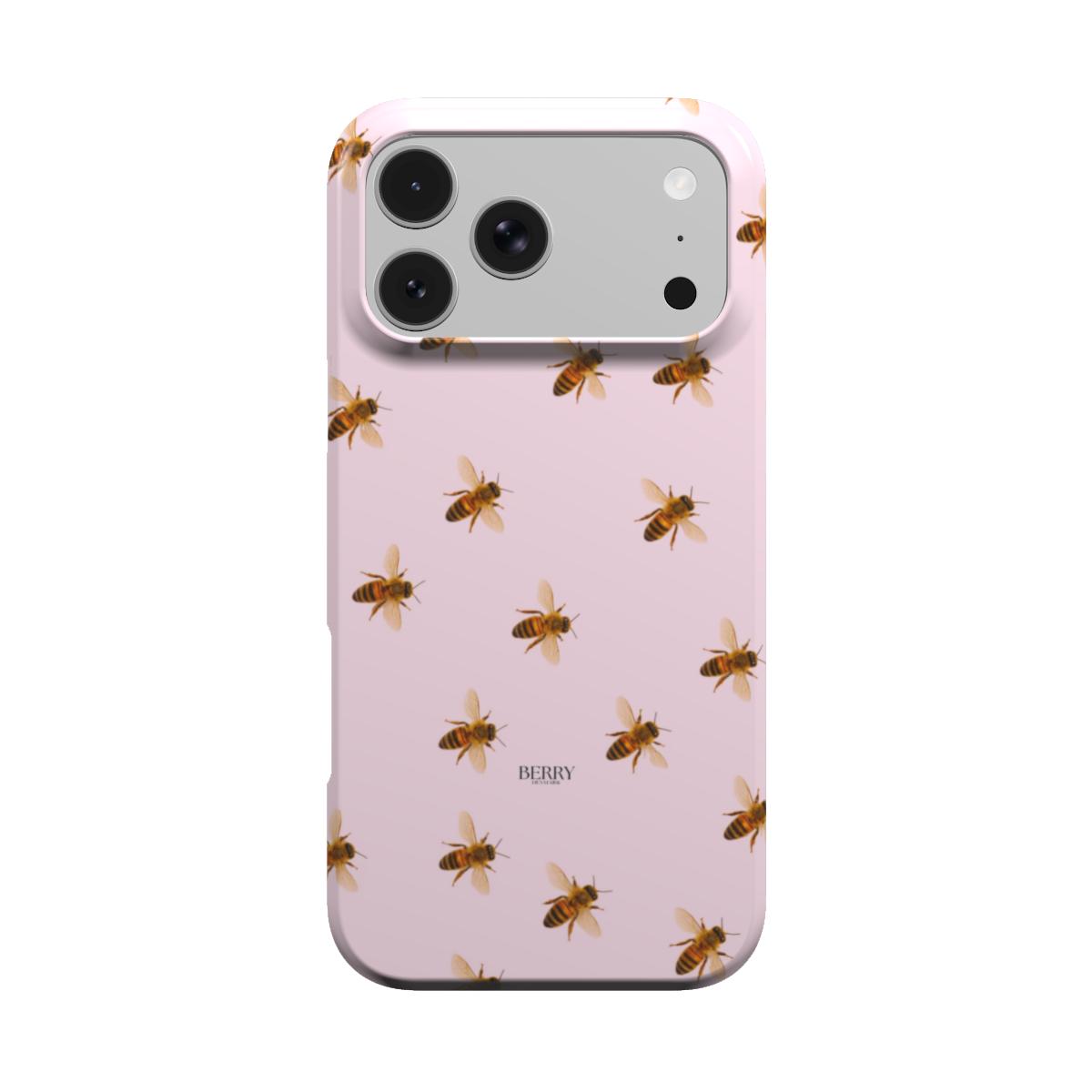 iPhone case with rose motif in rose pink – Beasy Rose