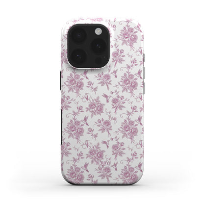 iPhone-skal med rosmotiv färg: rosenrosa – Royal Roses