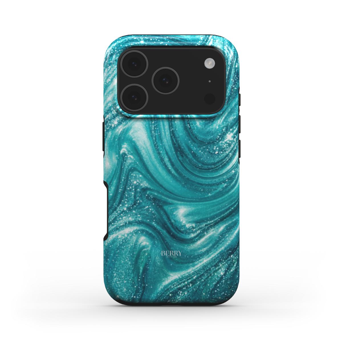 iPhone-Hülle mit glamourösem Design Farbe: Blau – St. Tropez iPhone MagSafe