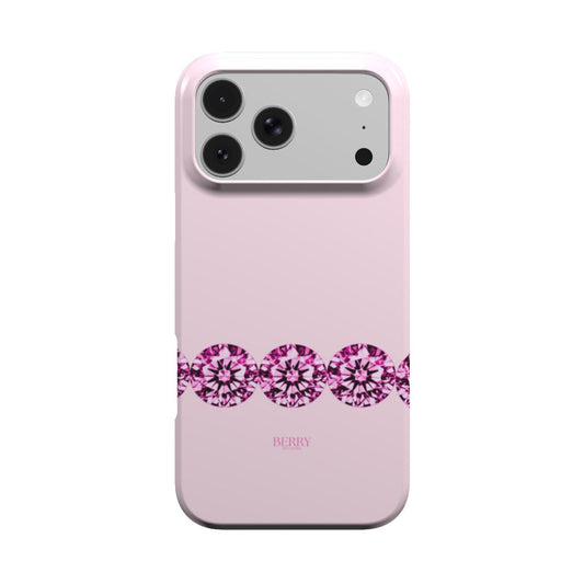 iPhone-Hülle mit dekorativem Design Farbe: Rosa – Pink Diamond