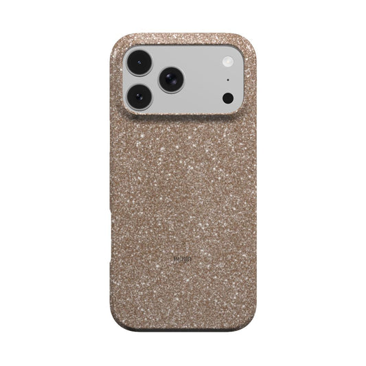 Gyldent iPhone-cover med glamourøst design – Deep Gold Glam