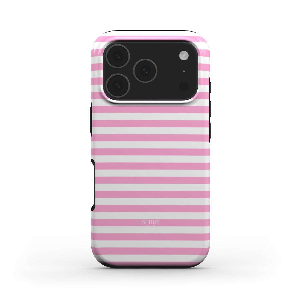 Funda para iPhone con rayas color: rosa – Pretty Pink iPhone MagSafe