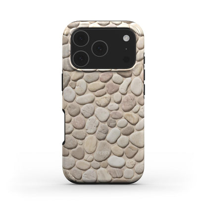 iPhone-skal med dekorativt mönster färg: beige – Pebbles iPhone MagSafe