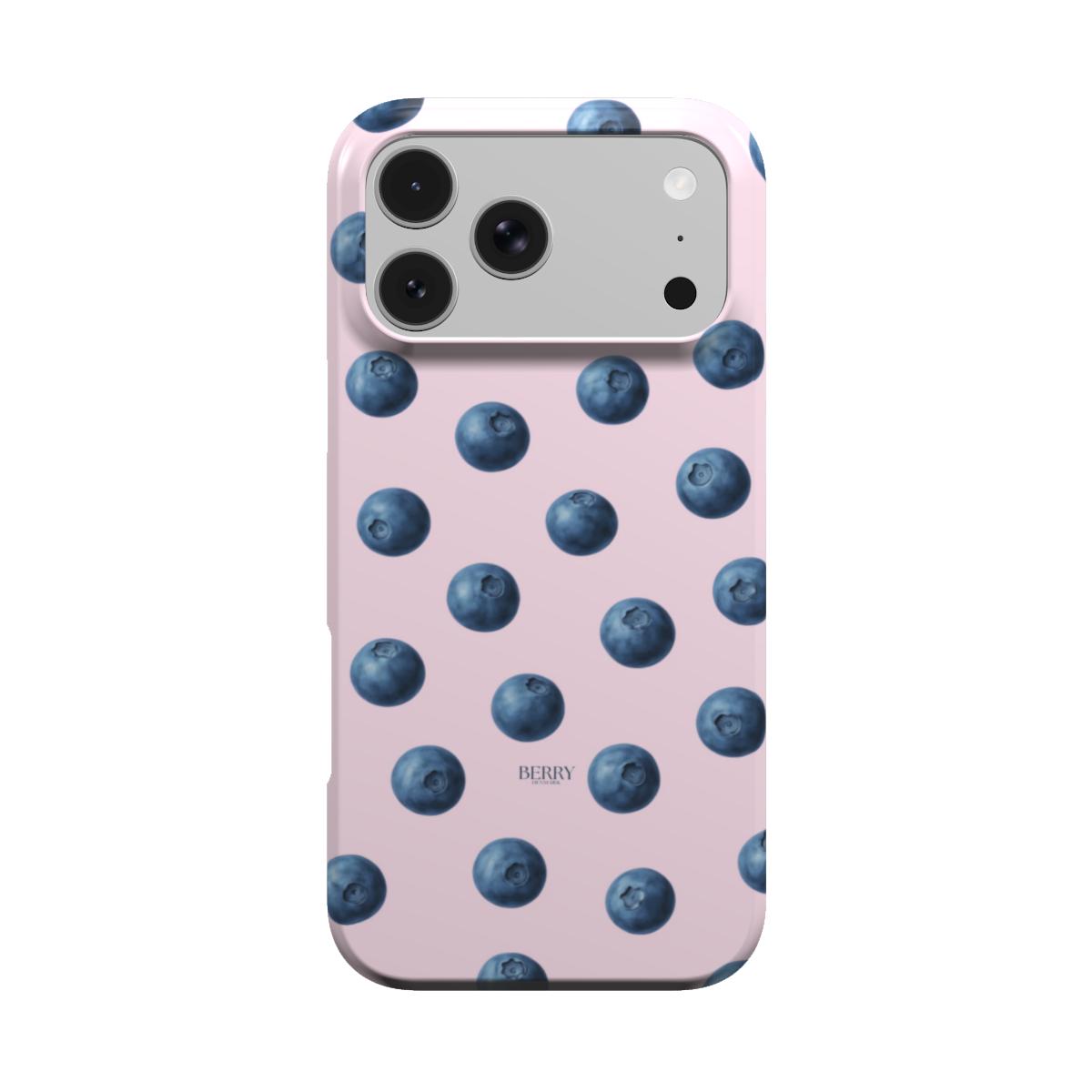 iPhone-hoesje met rozenmotief kleur: oudroze – Blueberry Kisses Rose