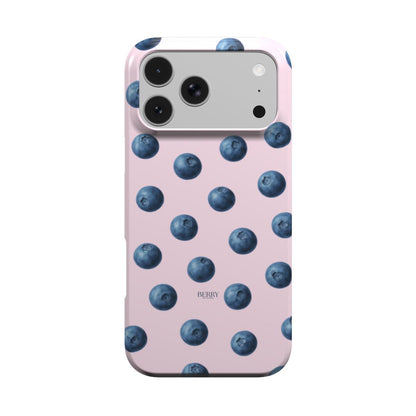iPhone-hoesje met rozenmotief kleur: oudroze – Blueberry Kisses Rose