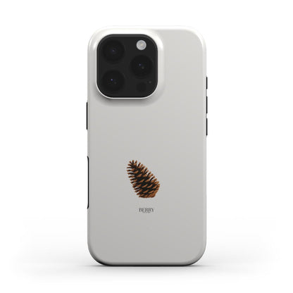 Coque pour iPhone avec design décoratif – Lil' Pine Cone