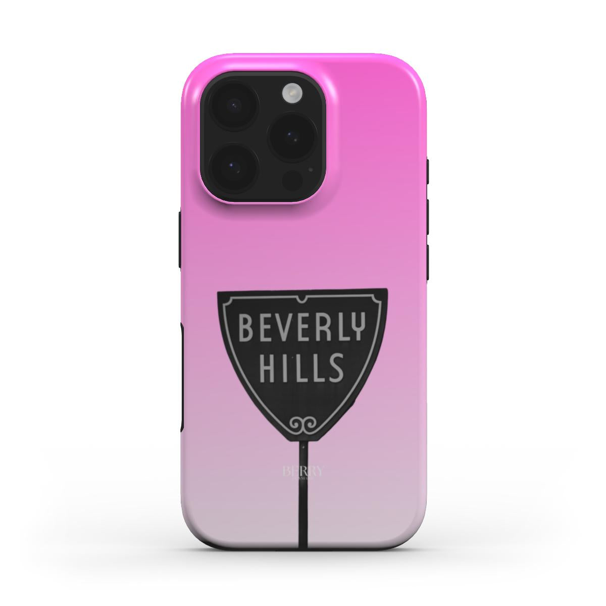 iPhone case with decorative pattern – Beverly Pink iPhone MagSafe