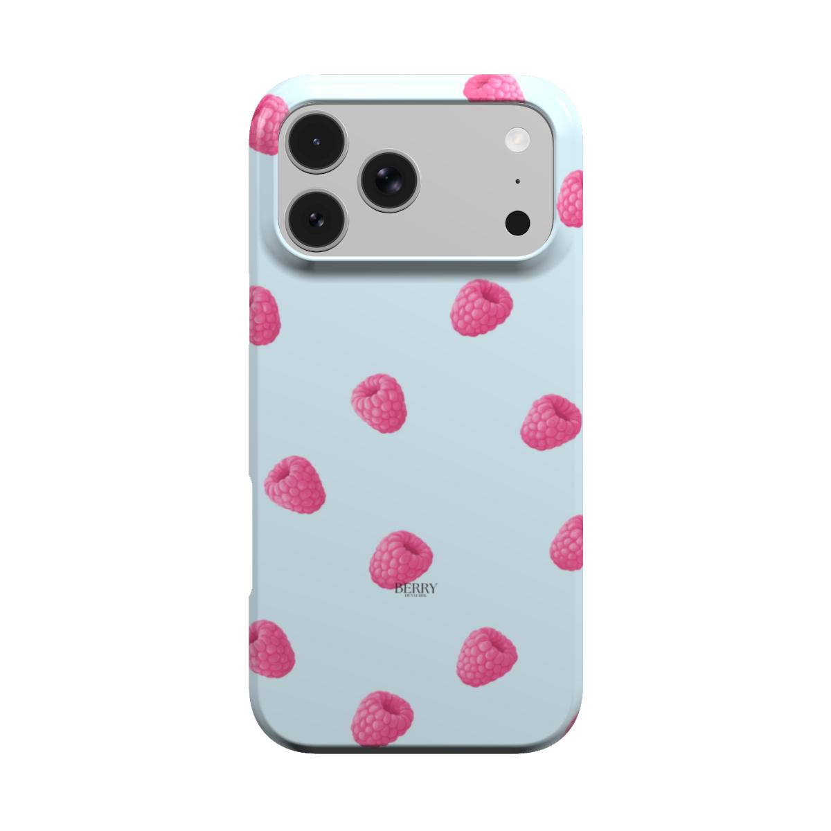 iPhone-hoesje met strak ontwerp kleur: roze – Raspberry Kisses Sky