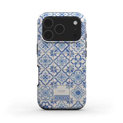 iPhone-Hülle mit dekorativem Muster Farbe: Blau – Amalfi Mosaic iPhone MagSafe