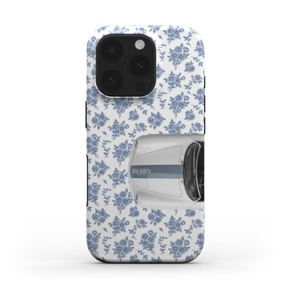 iPhone-deksel med rosemotiv – Cabriolet Blues