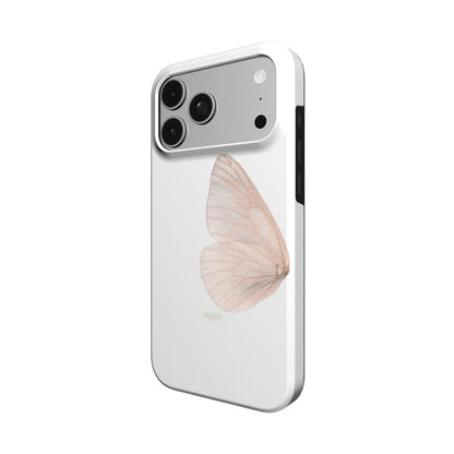 iPhone case with rose motif in rose pink – Butterfly Dreams Rosegold