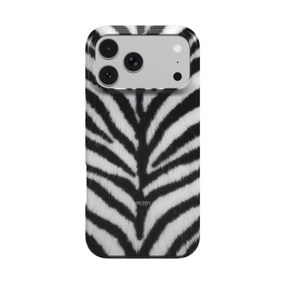 Θήκη iPhone με διακοσμητικό σχέδιο – Zebra Fur