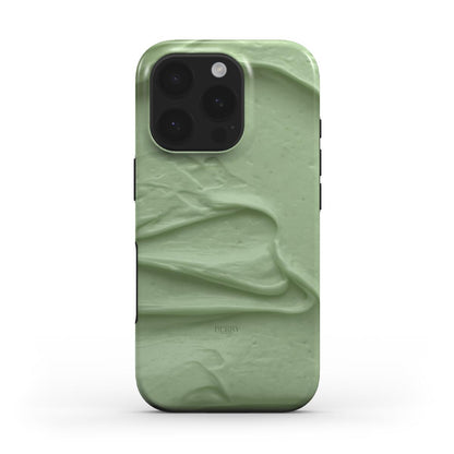 Funda para iPhone con suave patrón marmoleado color: verde matcha – Buttery Matcha