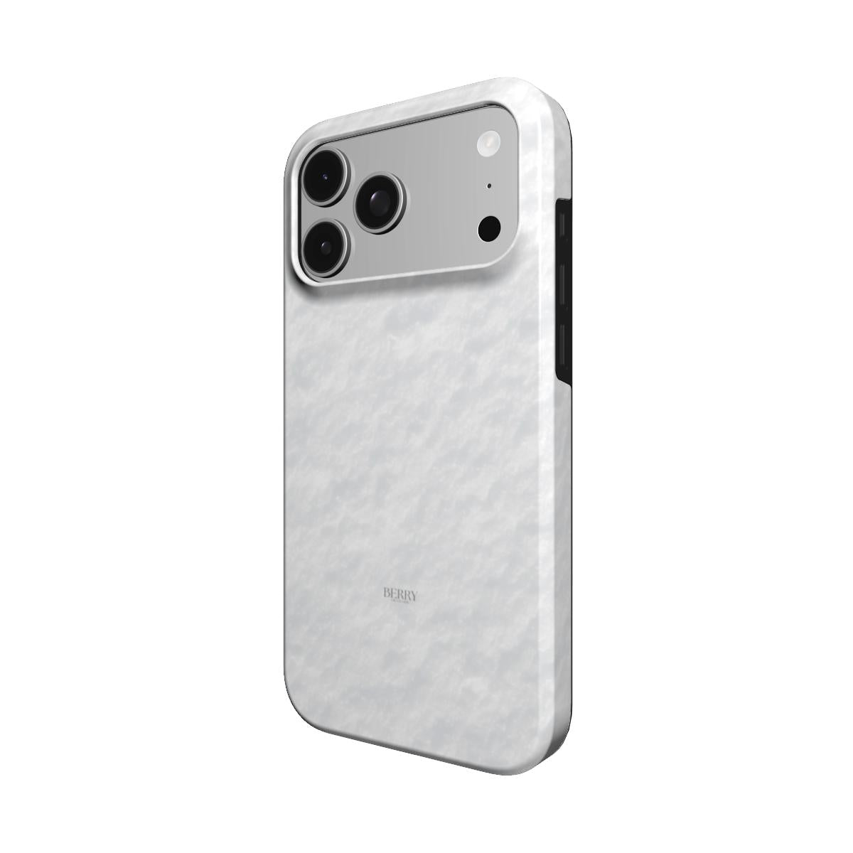Rødt iPhone-cover med dekorativt design – Soft Snow