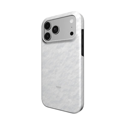 Rødt iPhone-cover med dekorativt design – Soft Snow