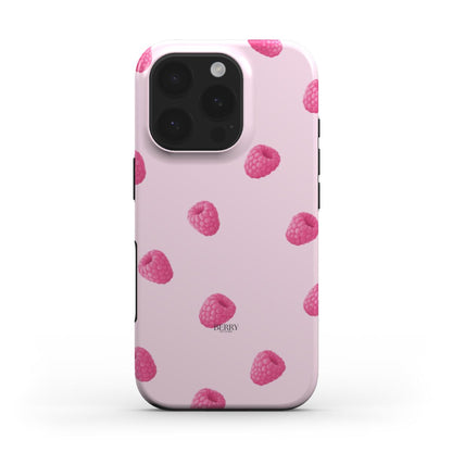 Raspberry Kisses Rose mobilcover med rosemotiv i rosa