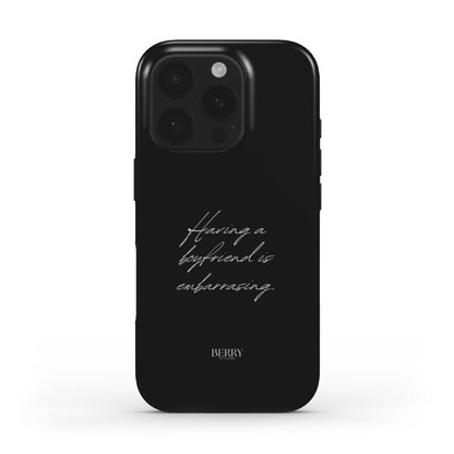 iPhone-Hülle mit dekorativem Muster – Having A Boyfriend Is Embarrassing iPhone MagSafe