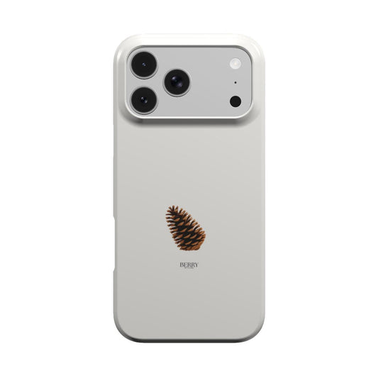 Funda para iPhone con diseño decorativo – Lil' Pine Cone
