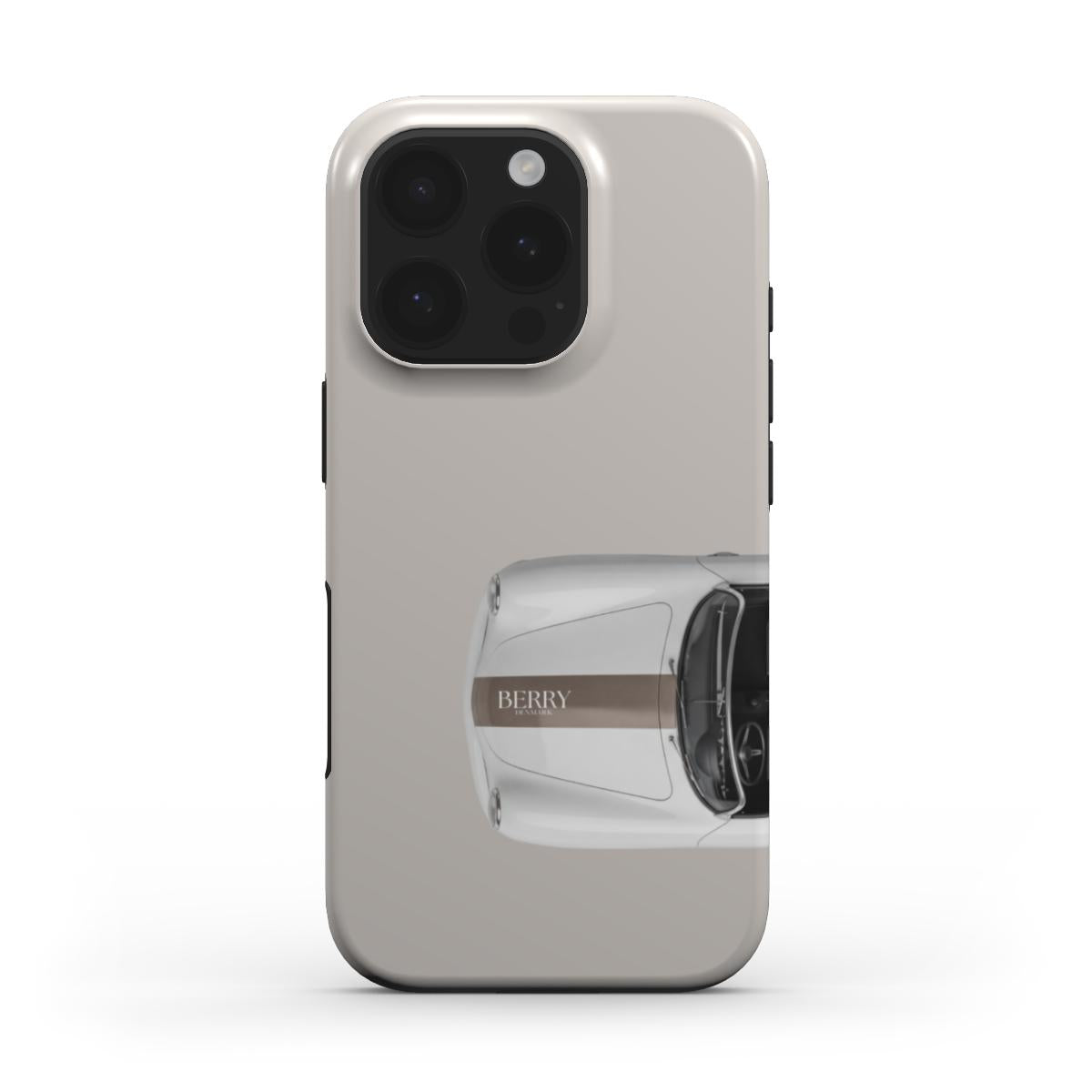 iPhone-deksel med dekorativt design – Latte Cabriolet
