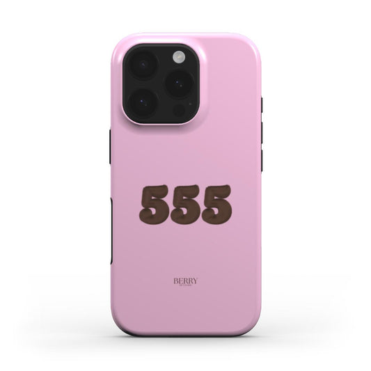 iPhone-Hülle mit schlichtem Design Farbe: Rosa – 555 iPhone MagSafe