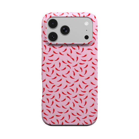 iPhone-Hülle mit dekorativem Design Farbe: Rosa – Spicy