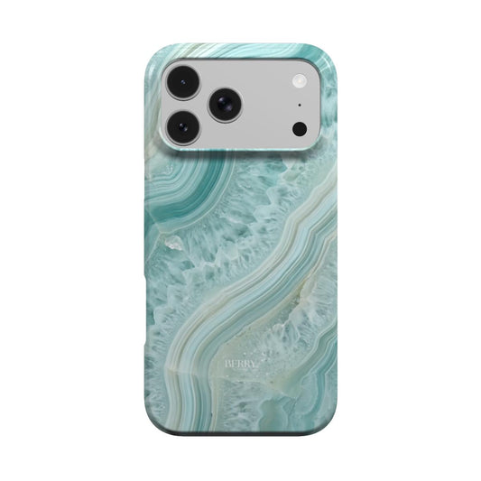 iPhone-Hülle mit dekorativem Muster Farbe: Rot – Aqua