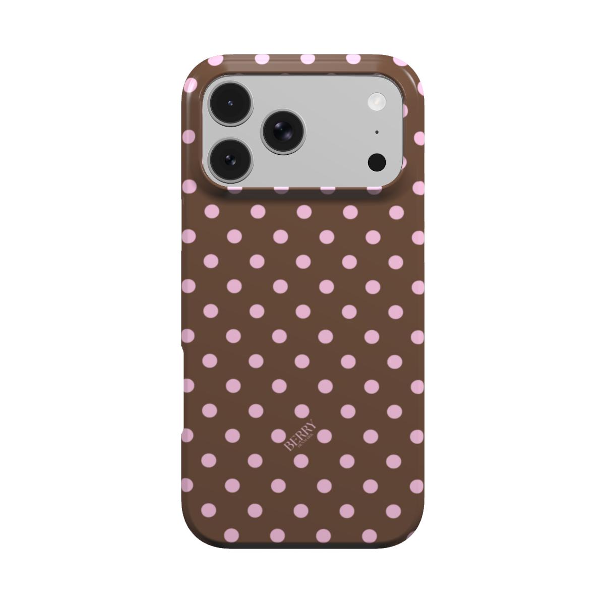 iPhone-skal med stilren design färg: rosa – Strawberry Mocha iPhone MagSafe