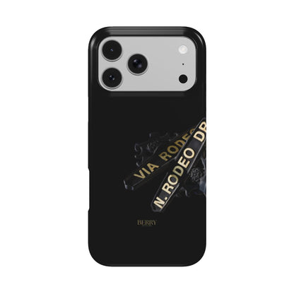 Coque pour iPhone avec design décoratif – Rodeo Drive Night