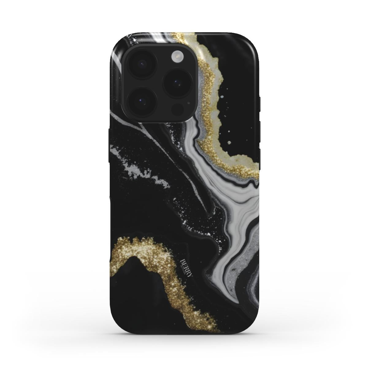 Θήκη iPhone με λαμπερό σχέδιο – Midnight Gold iPhone MagSafe