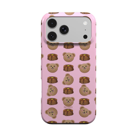 iPhone-deksel med dekorativt design farge: rosa – Sweet Pancake