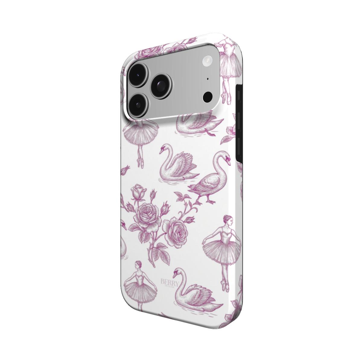 iPhone-skal med dekorativ design – Royal Swan
