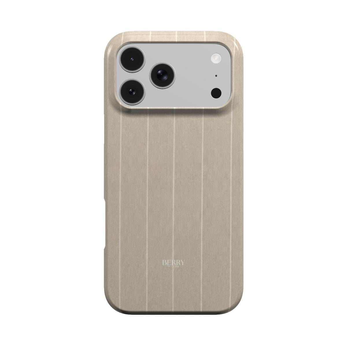 iPhone-Hülle mit dekorativem Design Farbe: Beige – Beige suit