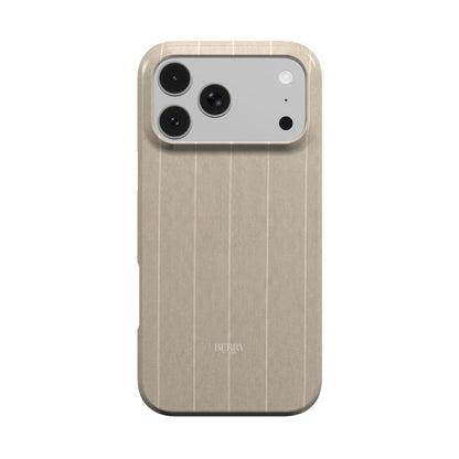 iPhone-Hülle mit dekorativem Design Farbe: Beige – Beige suit