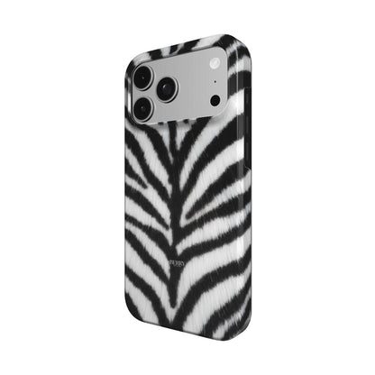 Θήκη iPhone με διακοσμητικό σχέδιο – Zebra Fur