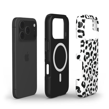 Coque pour iPhone avec imprimé léopard pour un style personnel – White Leopard