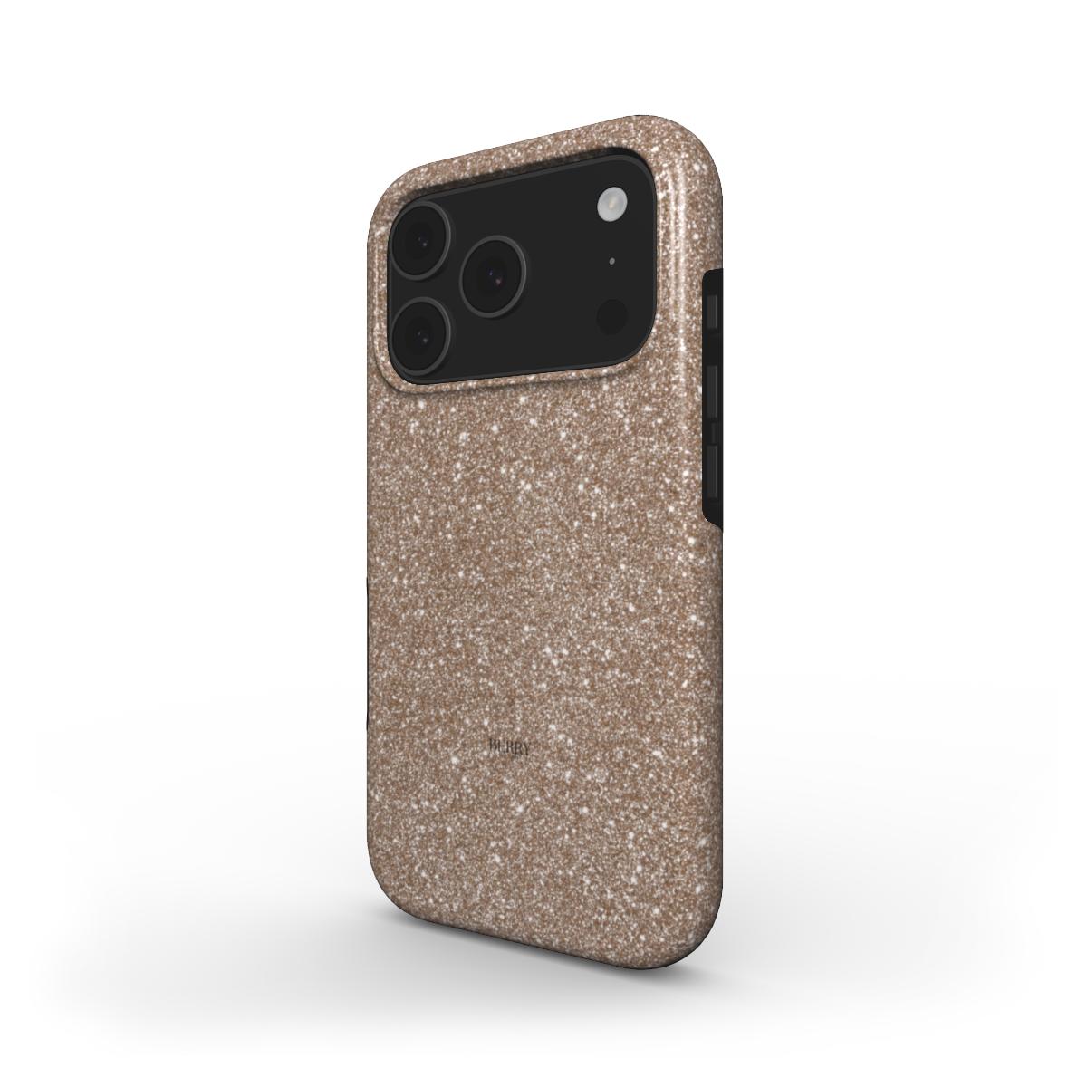 iPhone-hoesje met glamoureus ontwerp kleur: goud – Deep Gold Glam